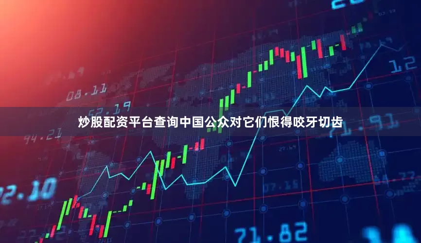 炒股配资平台查询中国公众对它们恨得咬牙切齿